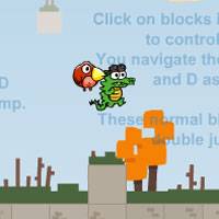 Игра Классный Крокодил и Птичка онлайн