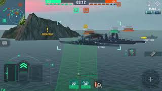 World of Warships Blitz - Shimakaze T10 gameplay - North America