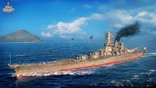 World of Warships Blitz - IJN Battleship Yamato Gameplay