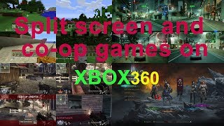 Игра на 4 на одном экране Split screen 1-4 players and co-op on xbox 360