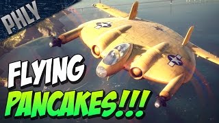 World Of Warships NEW - FLYING PANCAKES & Haunted Aircraft Carrier!