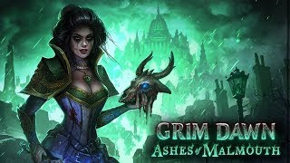 Grim Dawn Ashes of Malmouth [Veteran Hardcore] - Некромант и его армия