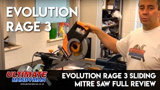 Evolution rage 3 sliding mitre saw review