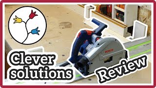 BOSCH GKT 55 GCE – TRACK SAW REVIEW – tips and practical solutions (plunge saw review)