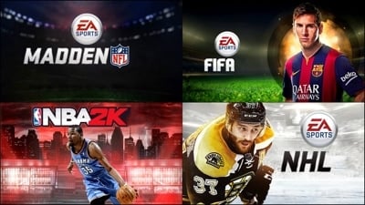 fifa nba nhl xbox