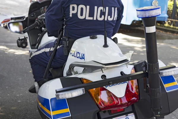 Полицейский мотоцикла — стоковое фото